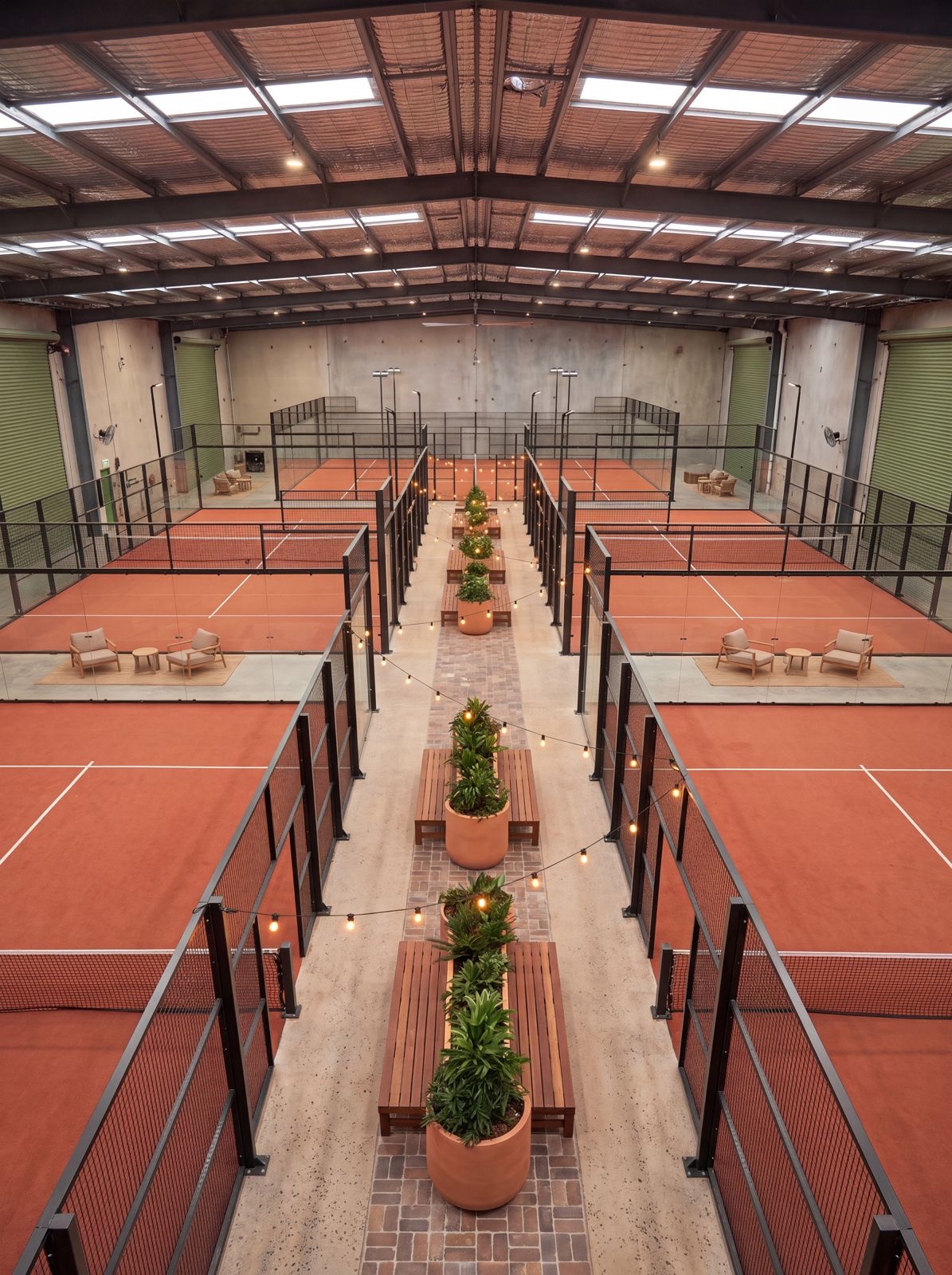 Premium indoor glass padel courts at Sundown Padel Perth